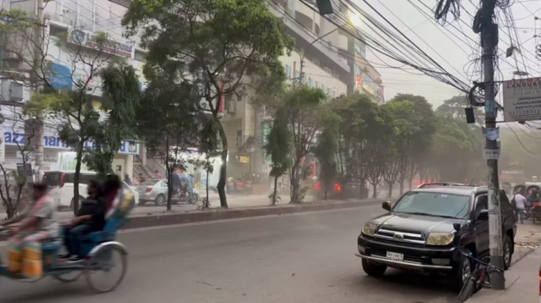 ঢাকাসহ দেশের বিভিন্ন অঞ্চলে কালবৈশাখী ঝড়